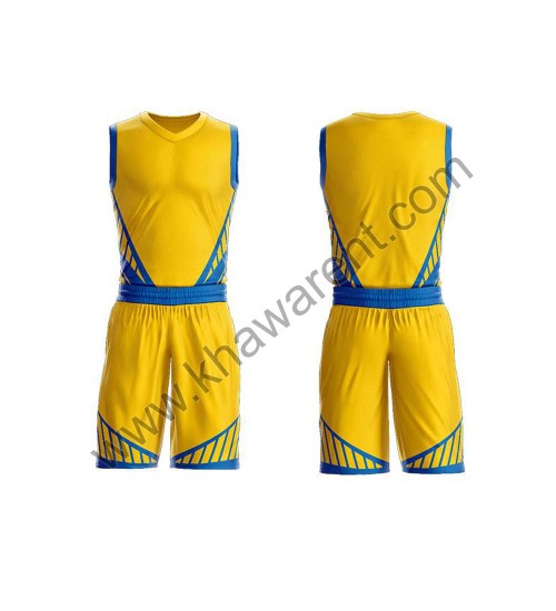 Yellow Basketball Uniforms